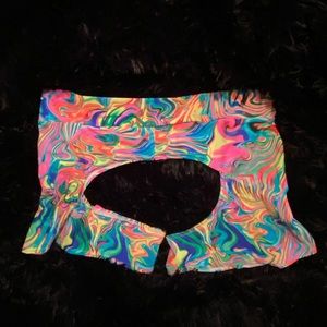 Custom Coquetry UV Glow Neon Flux Short Chaps